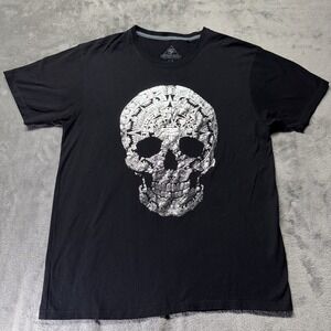 Seashore‎ Mayan Skull T Shirt Size Large Reflective